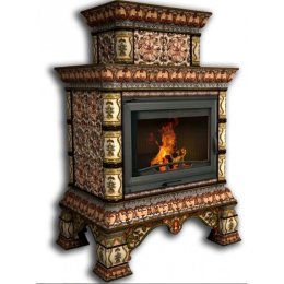 Каминная облицовка КимрПечь Кострома центральная двухъярусная Август